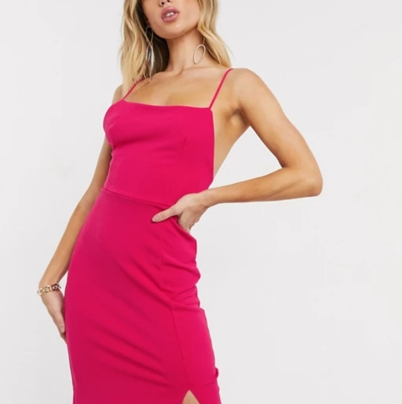 Club London Square Neck Tailored Maxi Dress - Picture 7 of 7
